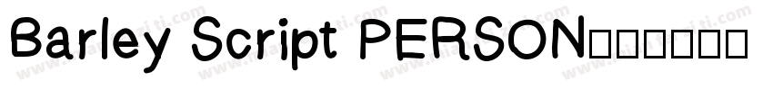 Barley Script PERSON字体转换